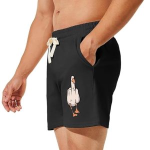 hotfits Men's Casual Cotton All Season Soft Feel Fabric Printed Boxer Shorts,Workout Shorts, Elastic Waist Running Shorts with 2 Side Pockets - Pack of 1