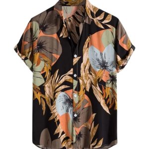 Casual Cotton Shirt – Button Down Summer Shirt for Men | Lightweight Textured Fabric | Perfect for Daily & Weekend Wear