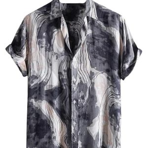 Mens Casual Shirt | Men Stylish Shirt | Men Printed Shirt | Men's Regular Fit | Men Formal Shirt | Half Sleeve Shirt